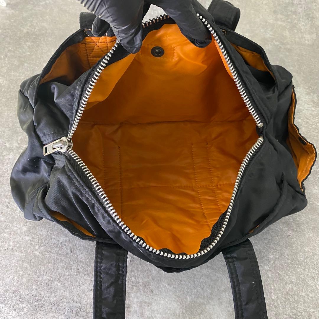 ポーター タンカー ボストン ブラック ダッフルバッグ ドラムバッグ 黒