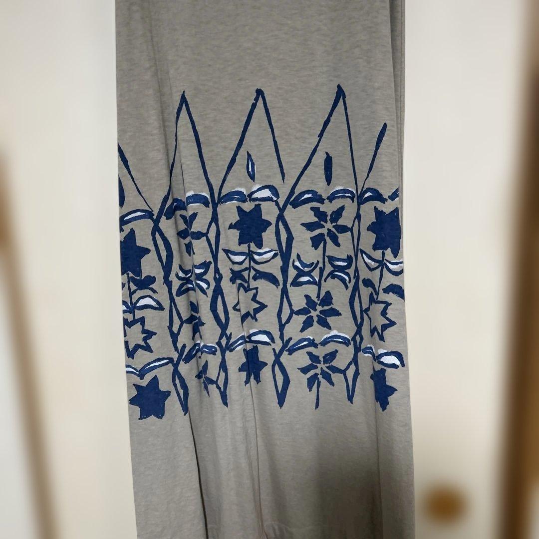 45R ボヘミアンフラワープリントの45星ドレス