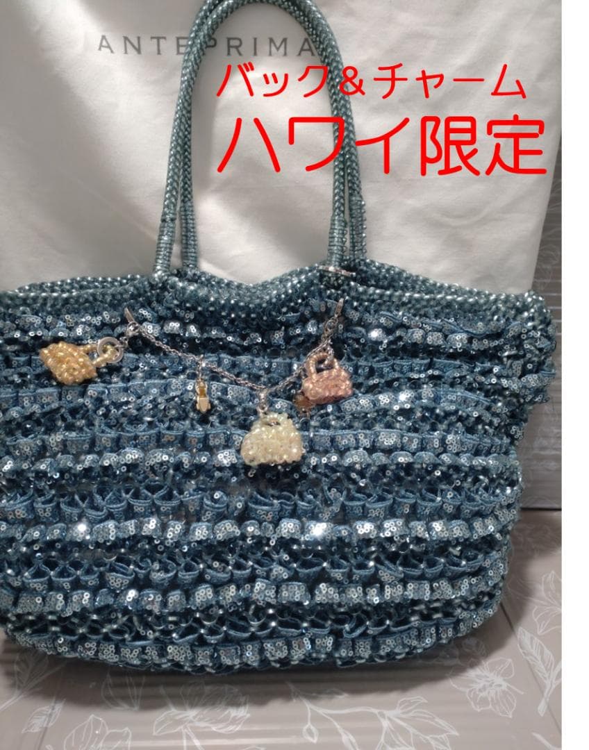 ちぃ　Anteprima ハワイ限定完売品 ワイヤーバッグ（チャーム付き）