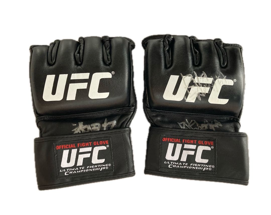M*l様 UFC OFFICIAL GLOVE 福田力 直筆サイン入り KRAZ
