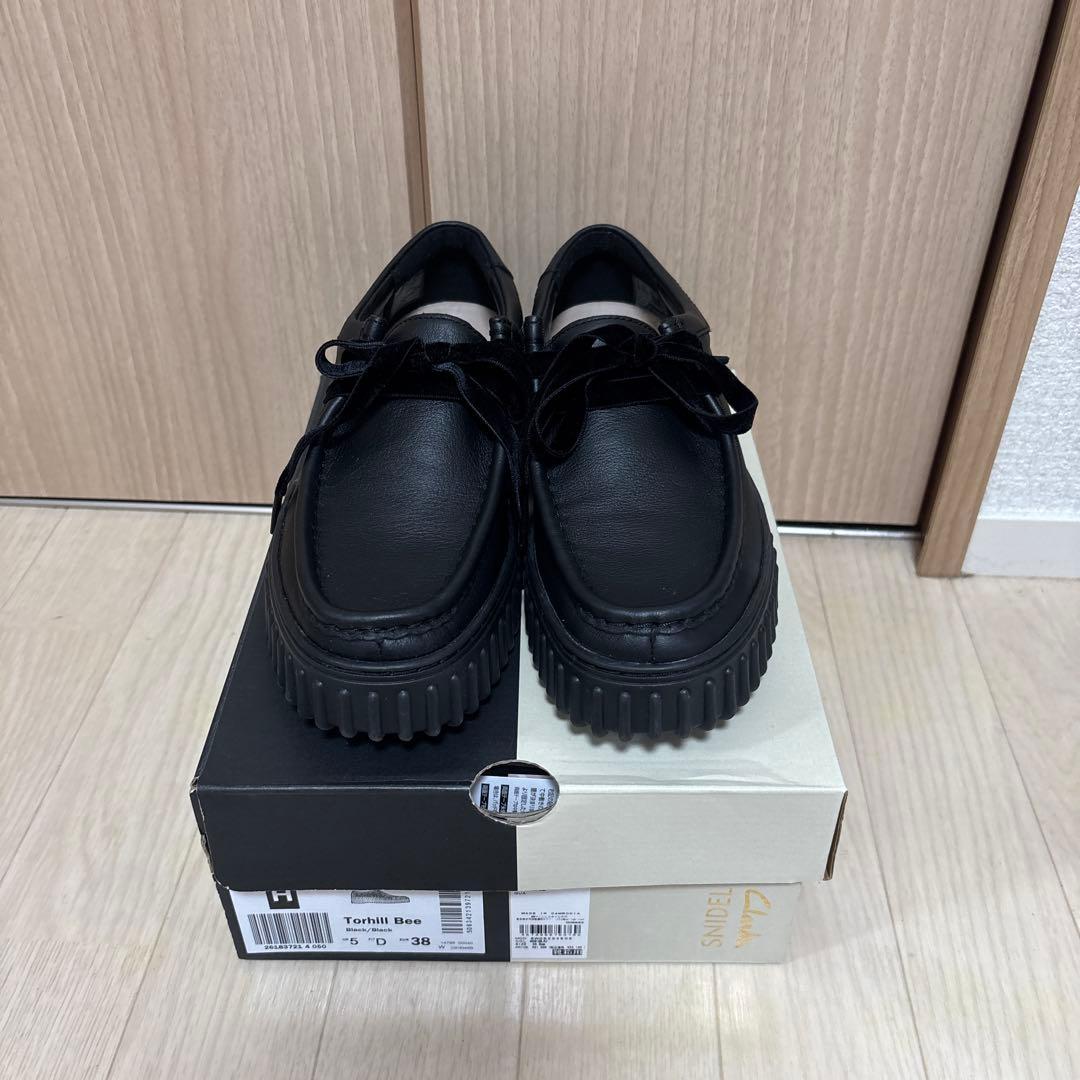 Clarks×SNIDEL ローファー 厚底