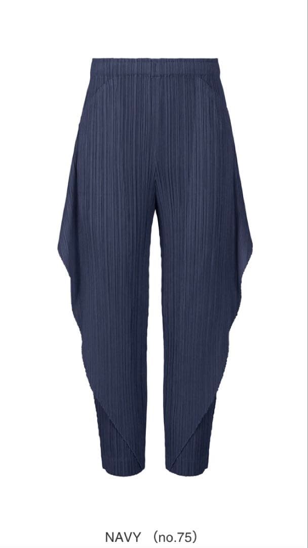 PLEATS PLEASE ネイビーパンツ　サイズ3