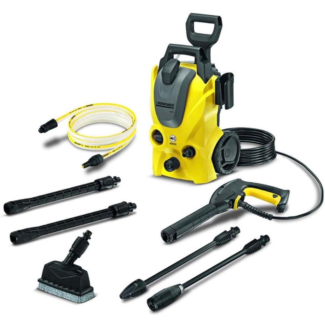【美品】KARCHER ケルヒャー 高圧洗浄機 サイレント50Hz東日本地区用