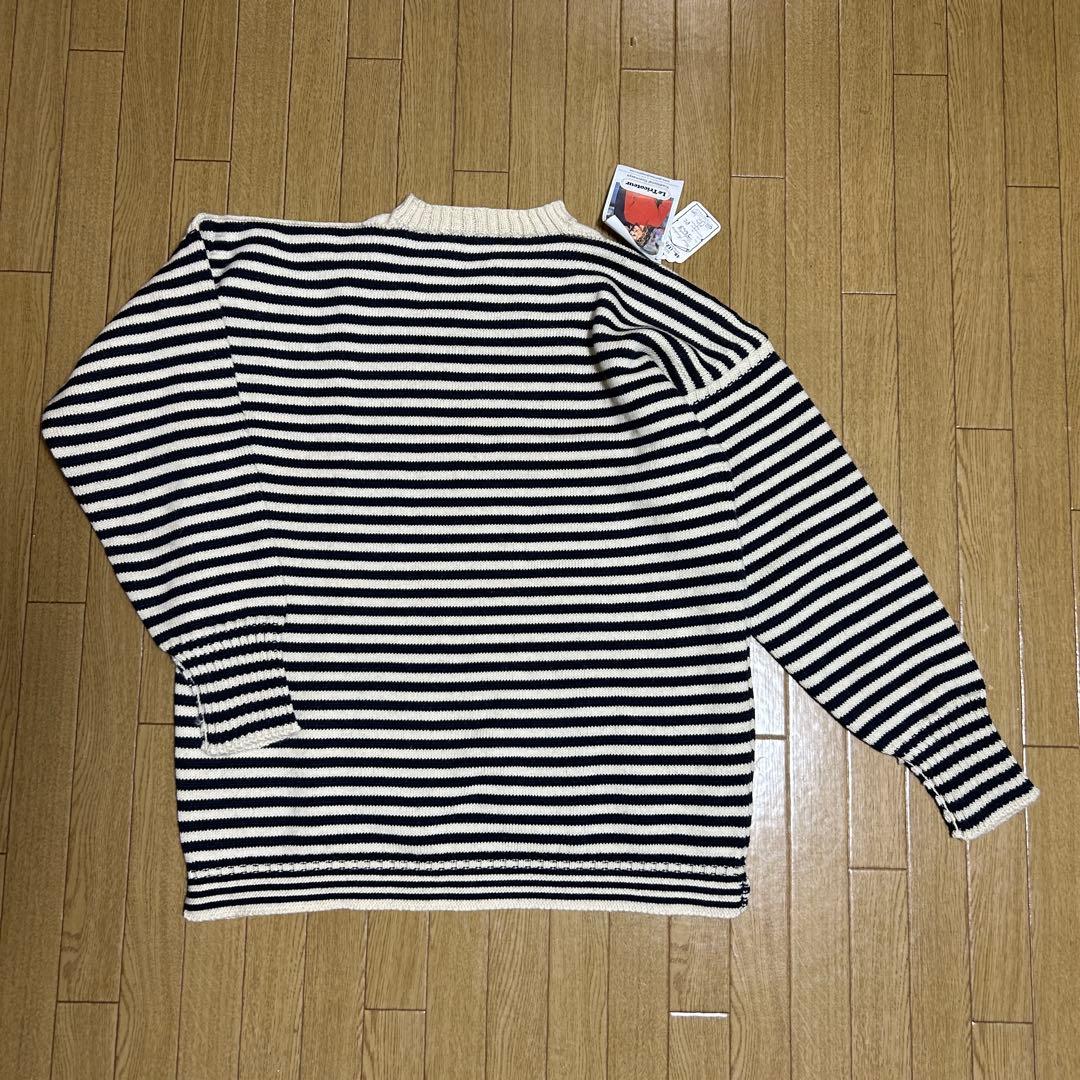 ルトリコチュール/イギリス製/ウール/ボーダー/ニット/セーター/未使用