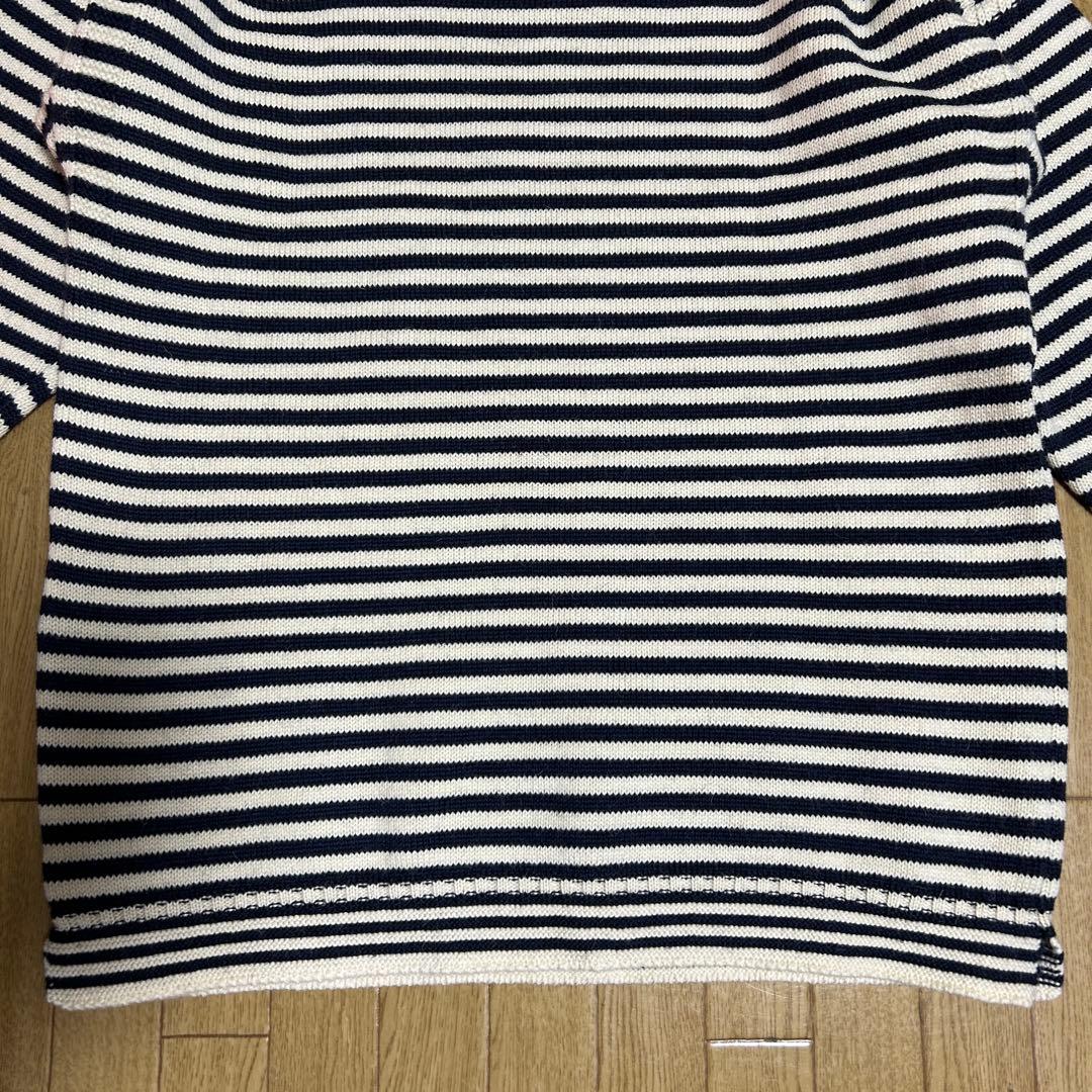 ルトリコチュール/イギリス製/ウール/ボーダー/ニット/セーター/未使用