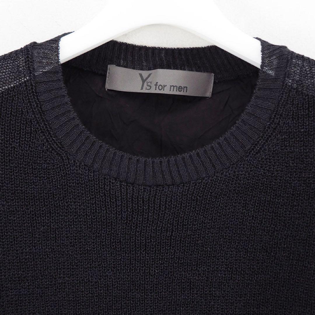 Y*)様 Y’s for men 26SS ビッグロゴラウンドネックプルオーバー