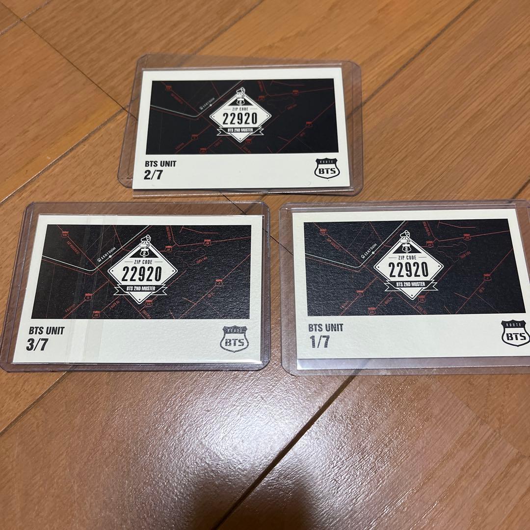 BTS 2nd マスター　22920 ミニフォト　３人ユニット　コンプ