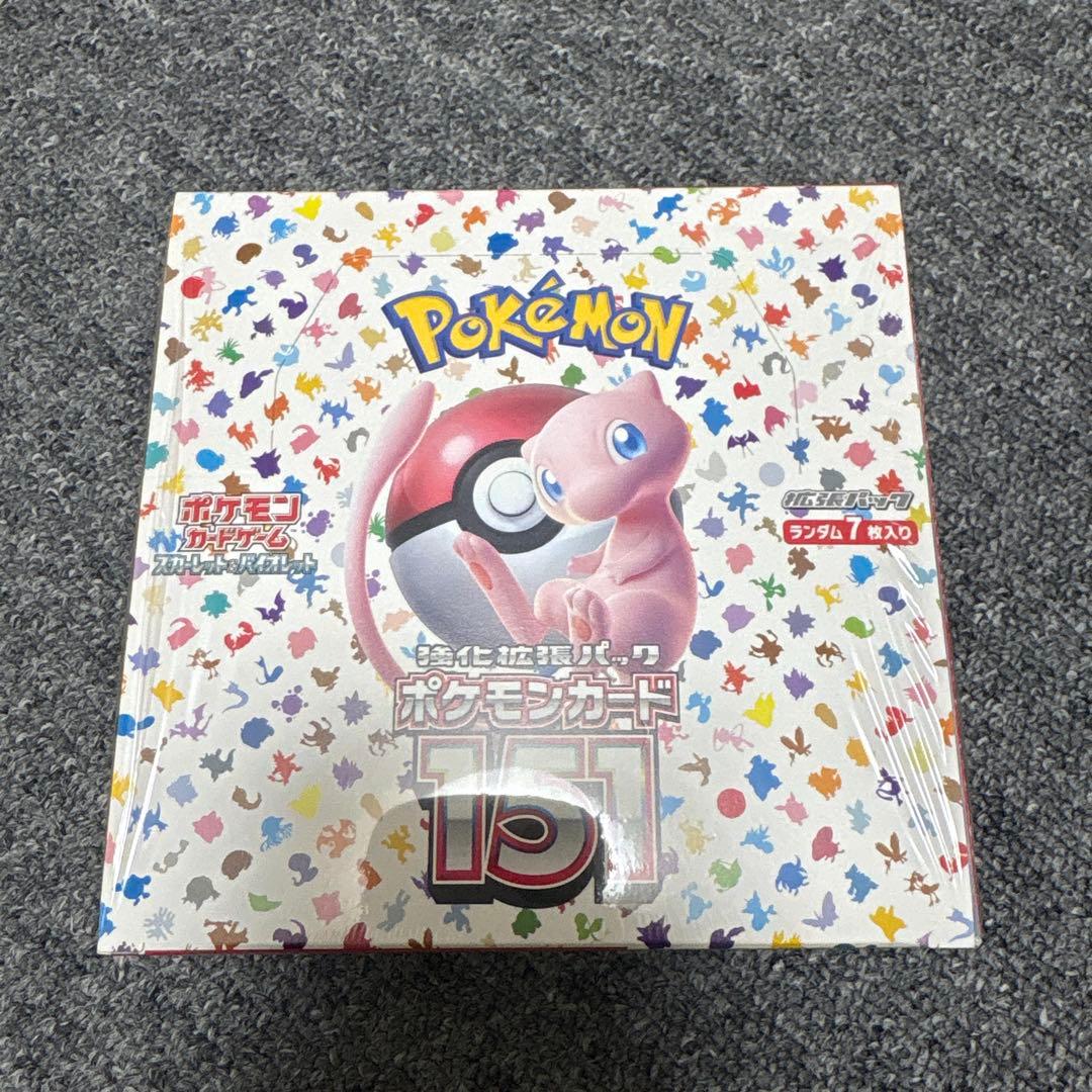 ポケモンカード 151 シュリンク付き 未開封BOX