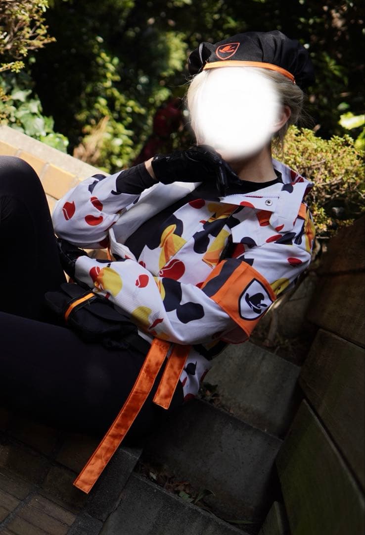 ツイステ　ビーンズカモ　トップス　小物セット　ウィッグなし　業者製Mサイズ