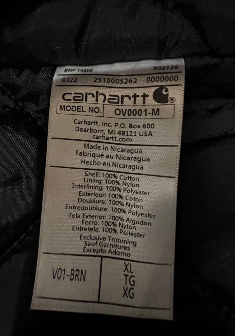 カーハート ダックベスト　XL