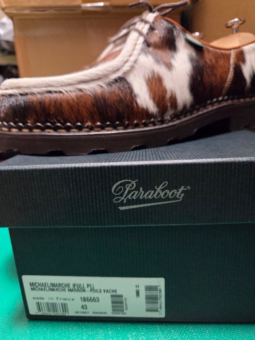 【未使用】Paraboot パラブーツ　MICHAEL /ミカエル　ハラコ　43