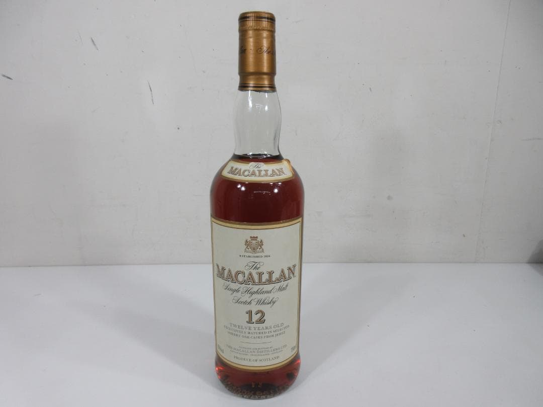 MACALLAN 12 Years Old シングルモルトウイスキー 旧ボトル