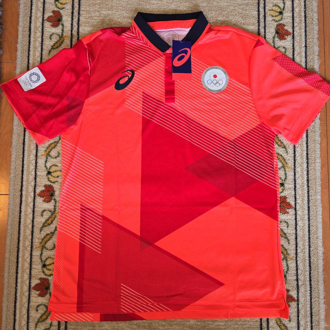 新品)非売品 東京2020オリンピック オフィシャルチームロゴ付 ポロシャツ