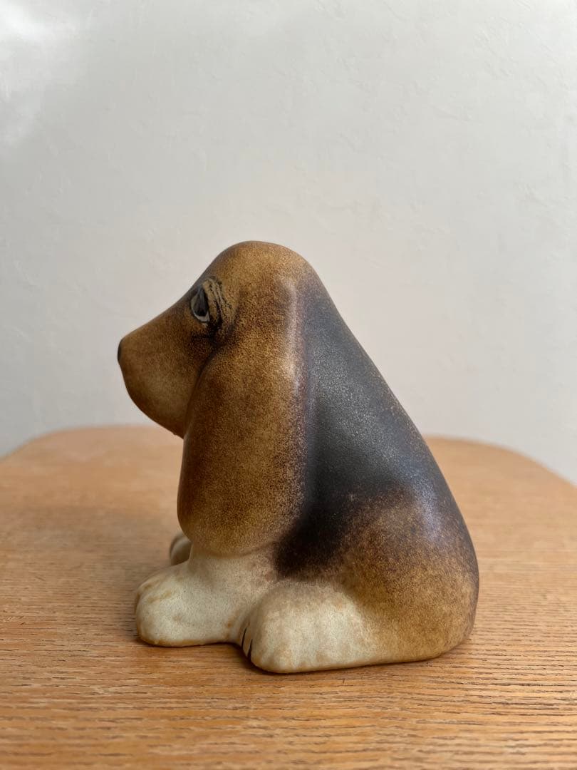 美品　リサラーソン Lisa Larson ケンネル バセットハウンド 犬 北欧