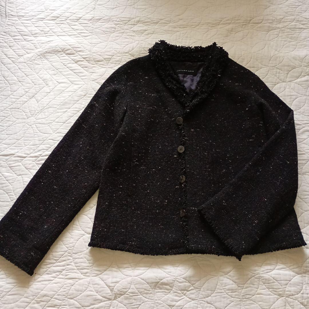 〘美品〙ヨーガンレール［ツイードジャケット ］フリル 身幅約51 ババグーリ