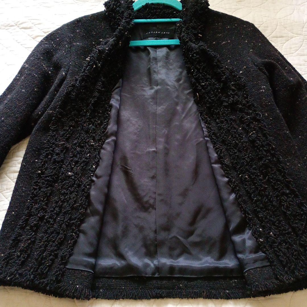 〘美品〙ヨーガンレール［ツイードジャケット ］フリル 身幅約51 ババグーリ