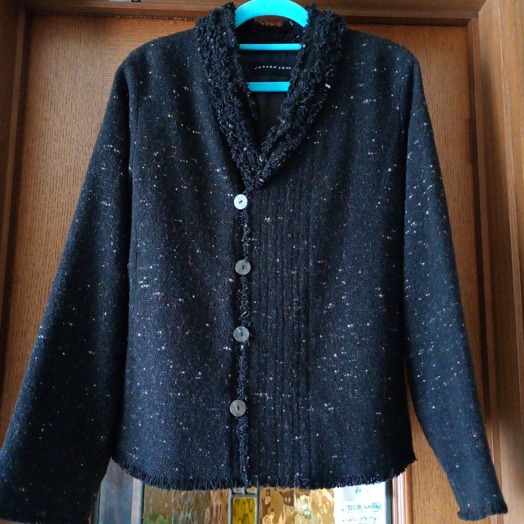 〘美品〙ヨーガンレール［ツイードジャケット ］フリル 身幅約51 ババグーリ