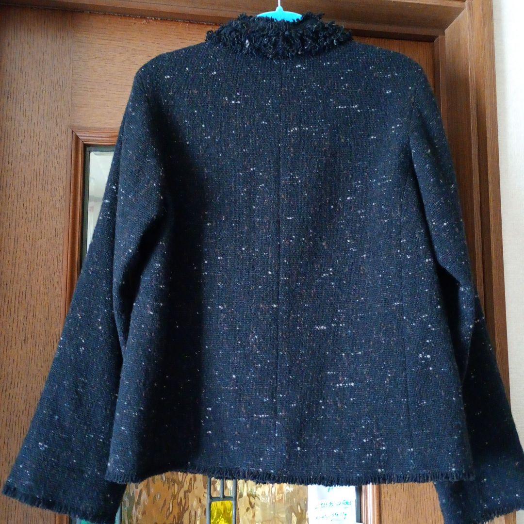 〘美品〙ヨーガンレール［ツイードジャケット ］フリル 身幅約51 ババグーリ