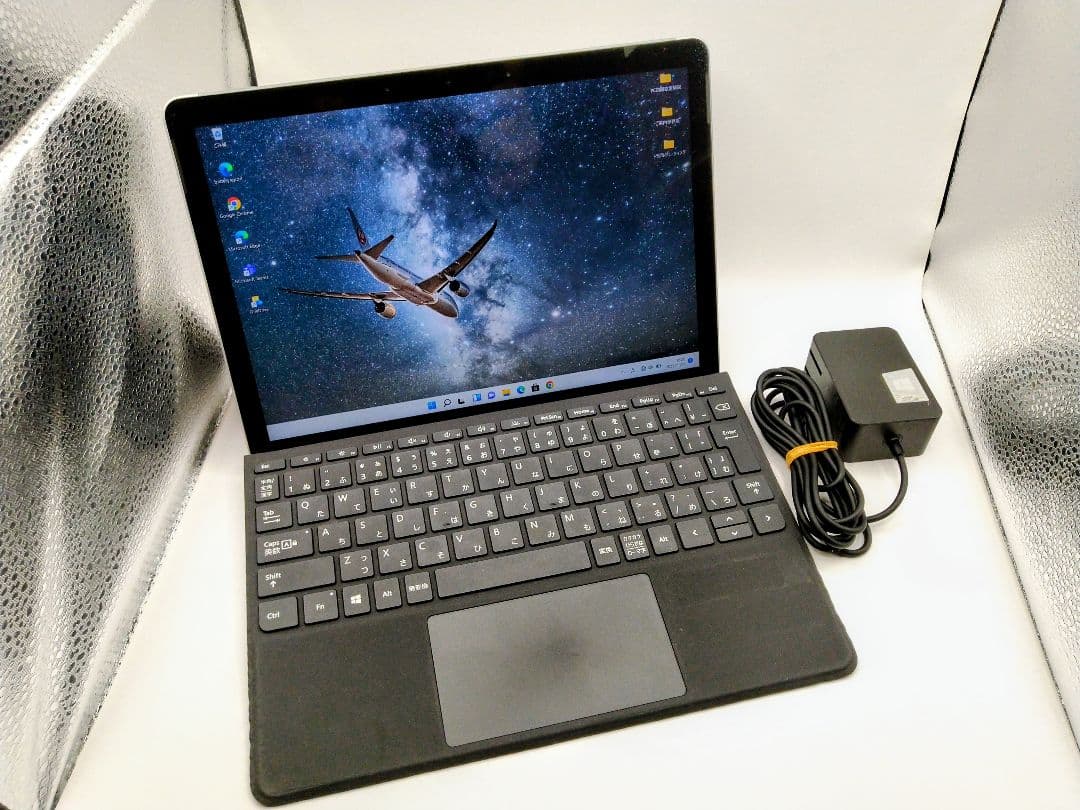 【良品】Surface Go 3 Windows11 タイプカバー、アダプター付