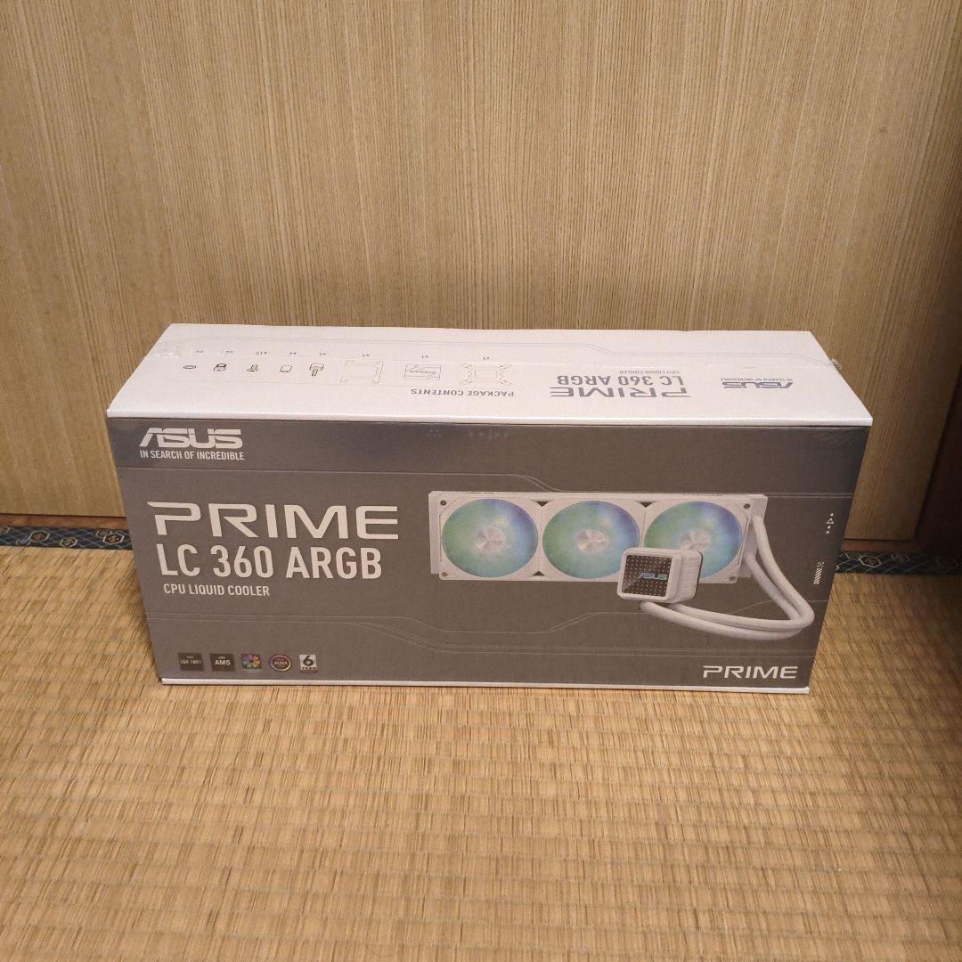 【新品】ASUS PRIME LC 360 ARGB　簡易水冷CPUクーラー