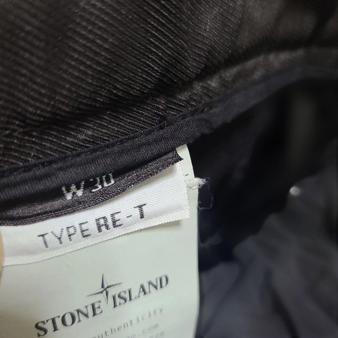 stone ストーンアイランド 黒 ブラック w30 カーゴパンツ