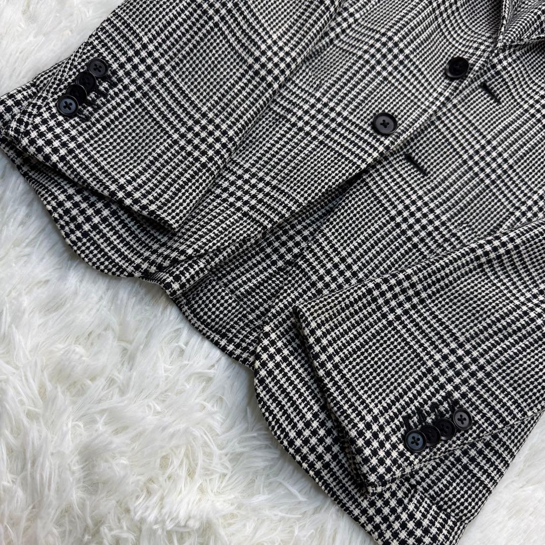 ビームス　Brilla 千鳥柄テーラードジャケット　42サイズ　BEAMS 総柄