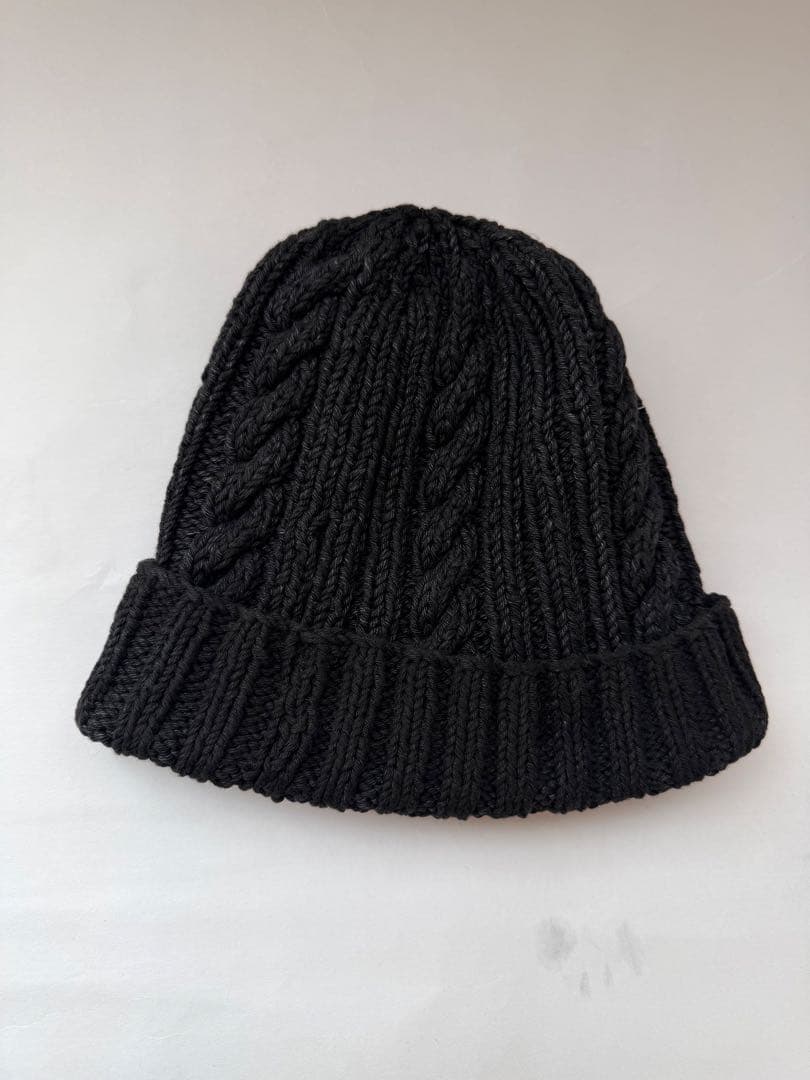 インバーアラン　DENIM YARN COTTON KNIT CAP 茶タグ