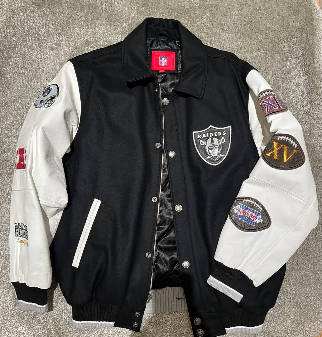 【希少】RAIDERS ボンバージャケット NFL公式