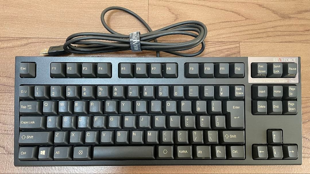 REALFORCE R2 テンキーレス 静音 日本語R2TLS-JP4-BK