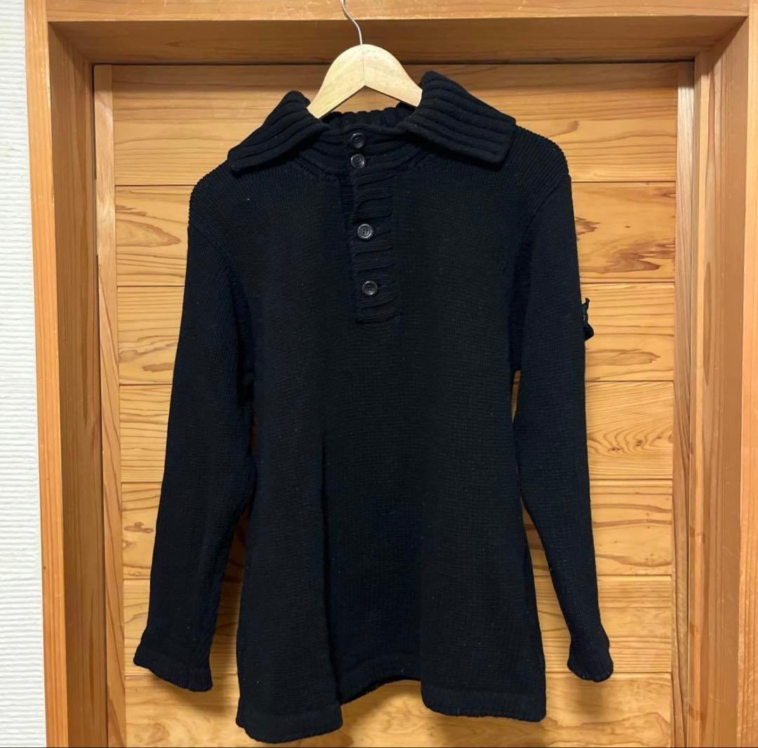 Stone  ブラック ニット