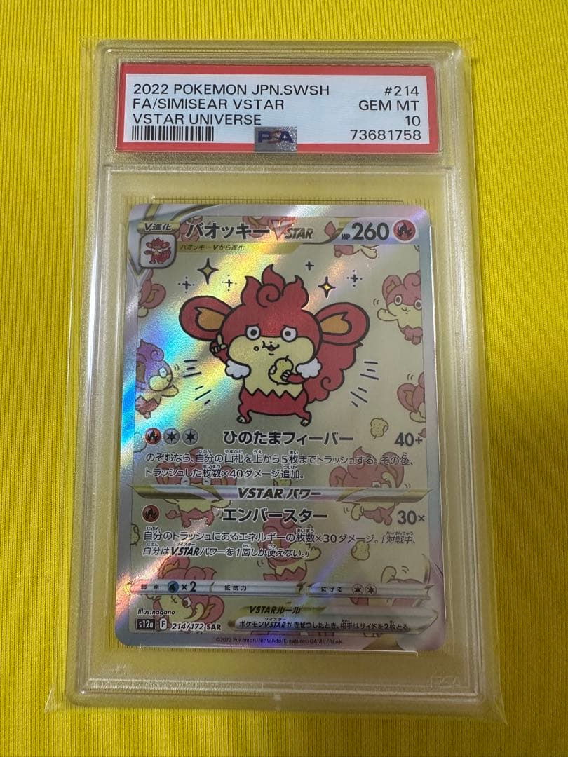 バオッキーVSTAR SAR PSA10