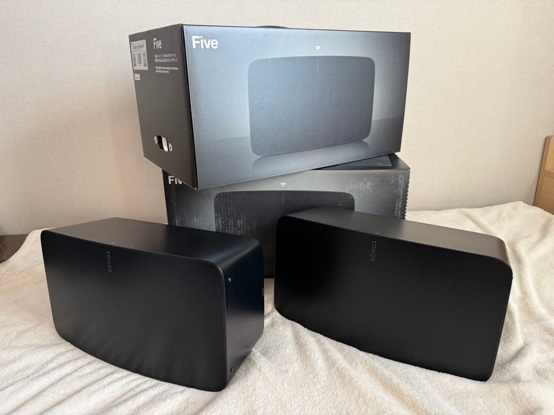 【美品】Sonos Five 2台セット 元箱付き