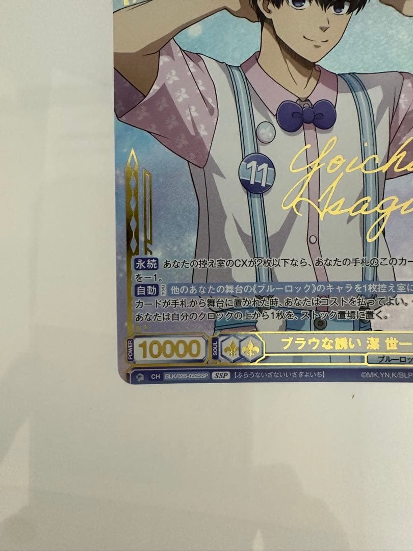 ヴァイスシュヴァルツブラウ　ブルーロック　ブラウな誘い　潔　世一　SSP