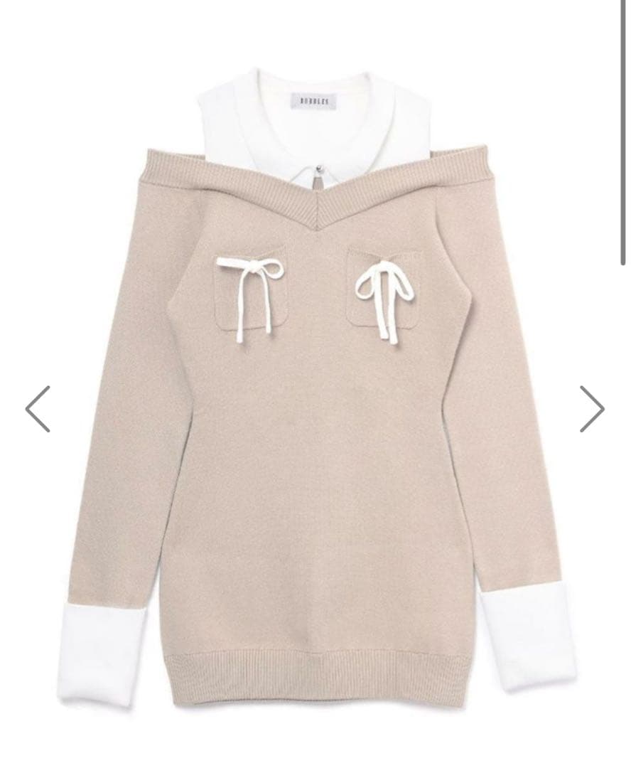 バブルス BUBBLES スクールガールニットワンピース