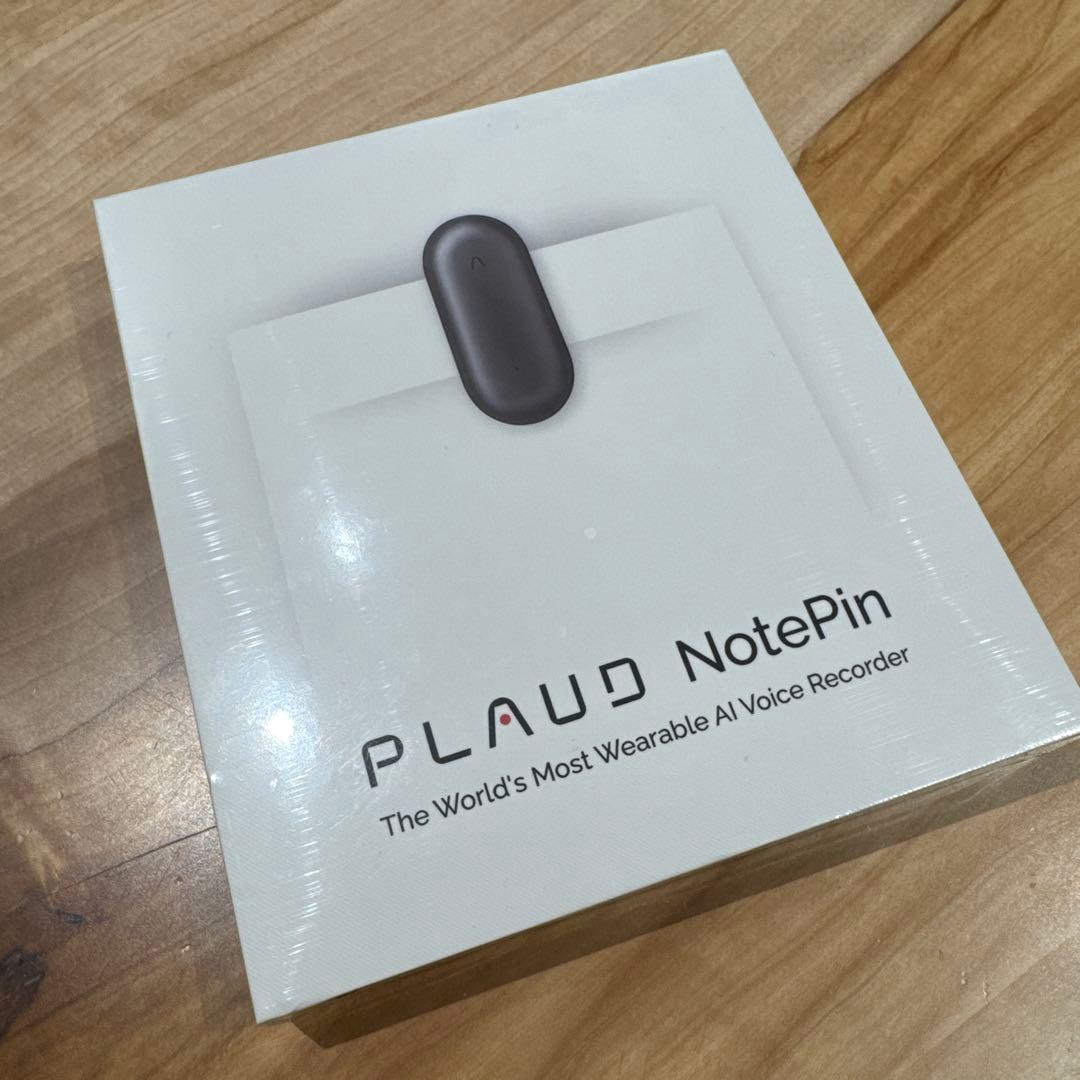 PLAUD NotePin ボイスレコーダー 文字起こし AI