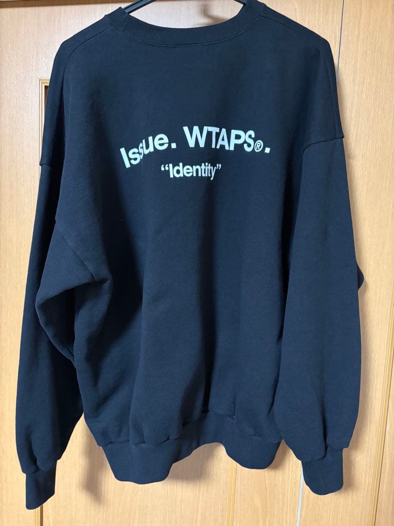WTAPS IDENTITY SWEATER COTTON ブラック Ｌ
