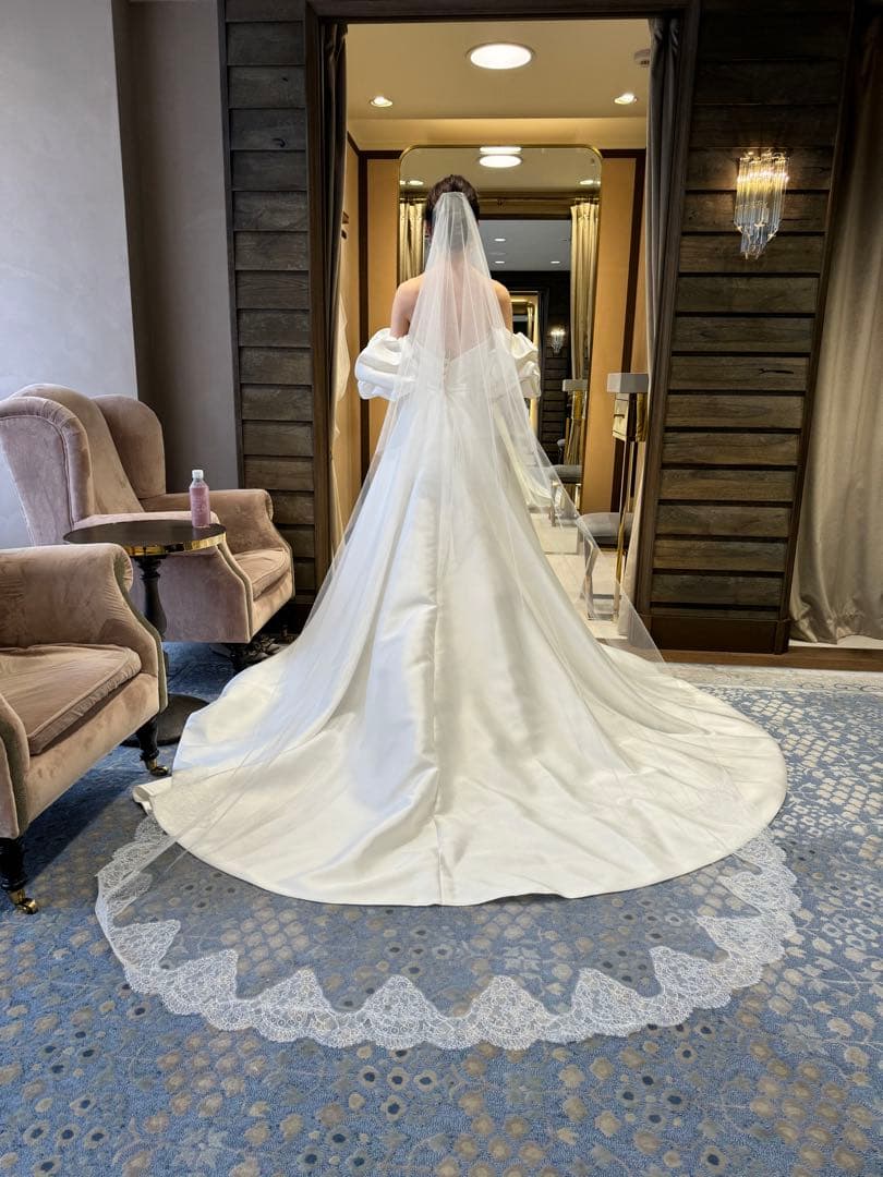 【ファーストオーナー】トリートドレッシング ウェディングベール　ロングベール