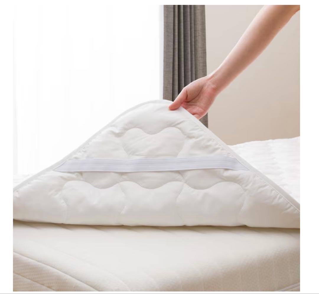 【未使用】ニトリ　2枚セット 除湿・防ダニ マットレスプロテクター　ダブルサイズ