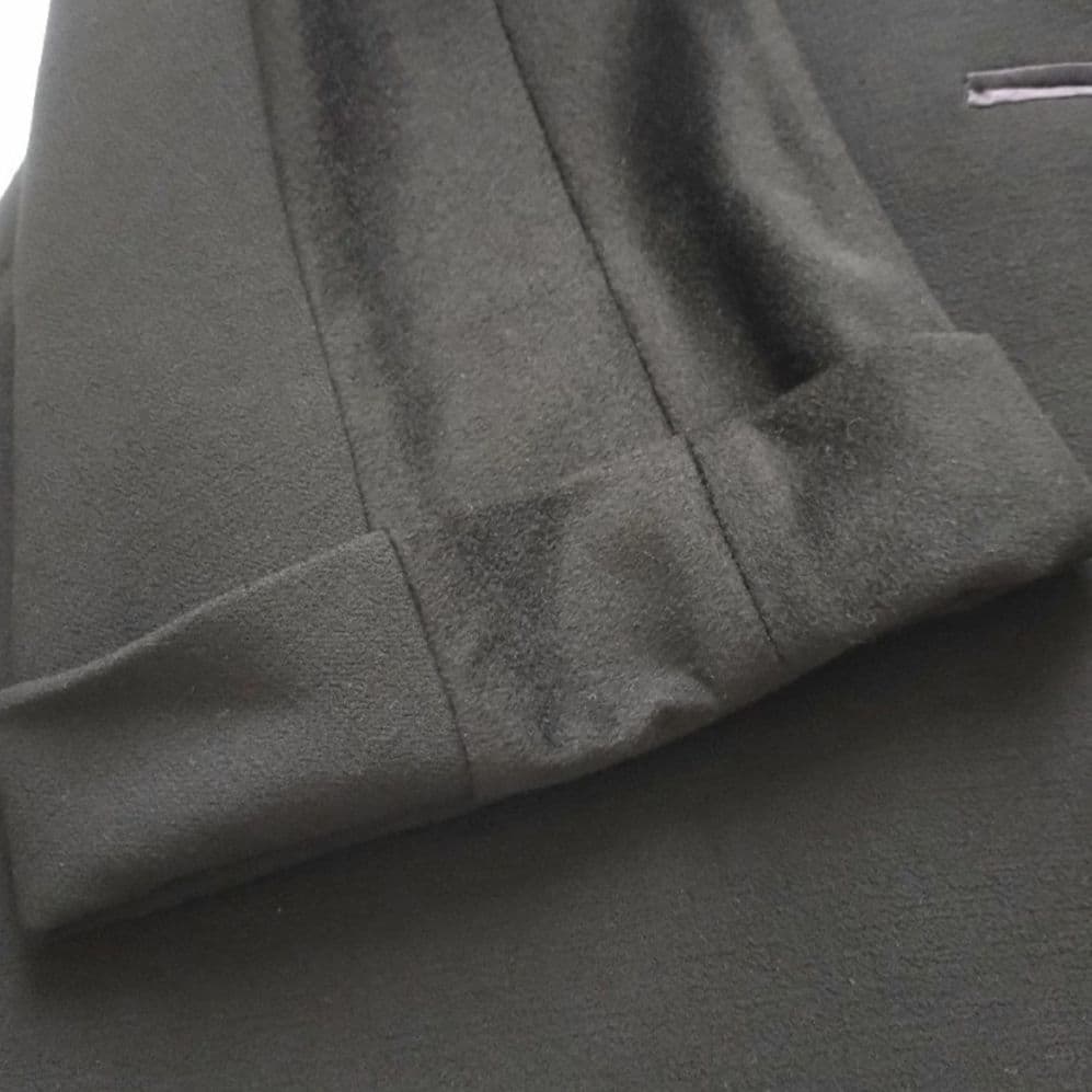 ✨美品✨プラダ　WOOL ポンチョ コート　ショールカラー ブラック　サイズ44