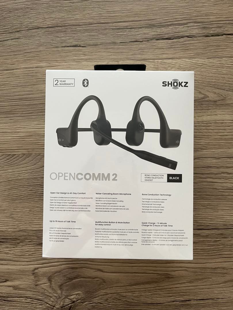 SHOKZ OPENCOMM 2 ブラック