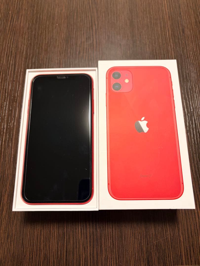 Apple iPhone 11 本体 256GB 赤 SIMロック解除済み