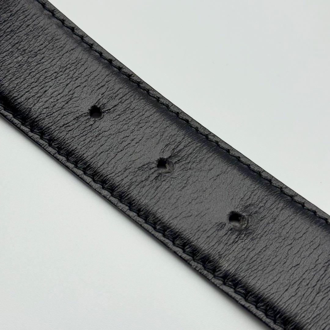 ✨美品✨GUCCI ベルト Gバックル シルバー金具 純正ベルト レザー