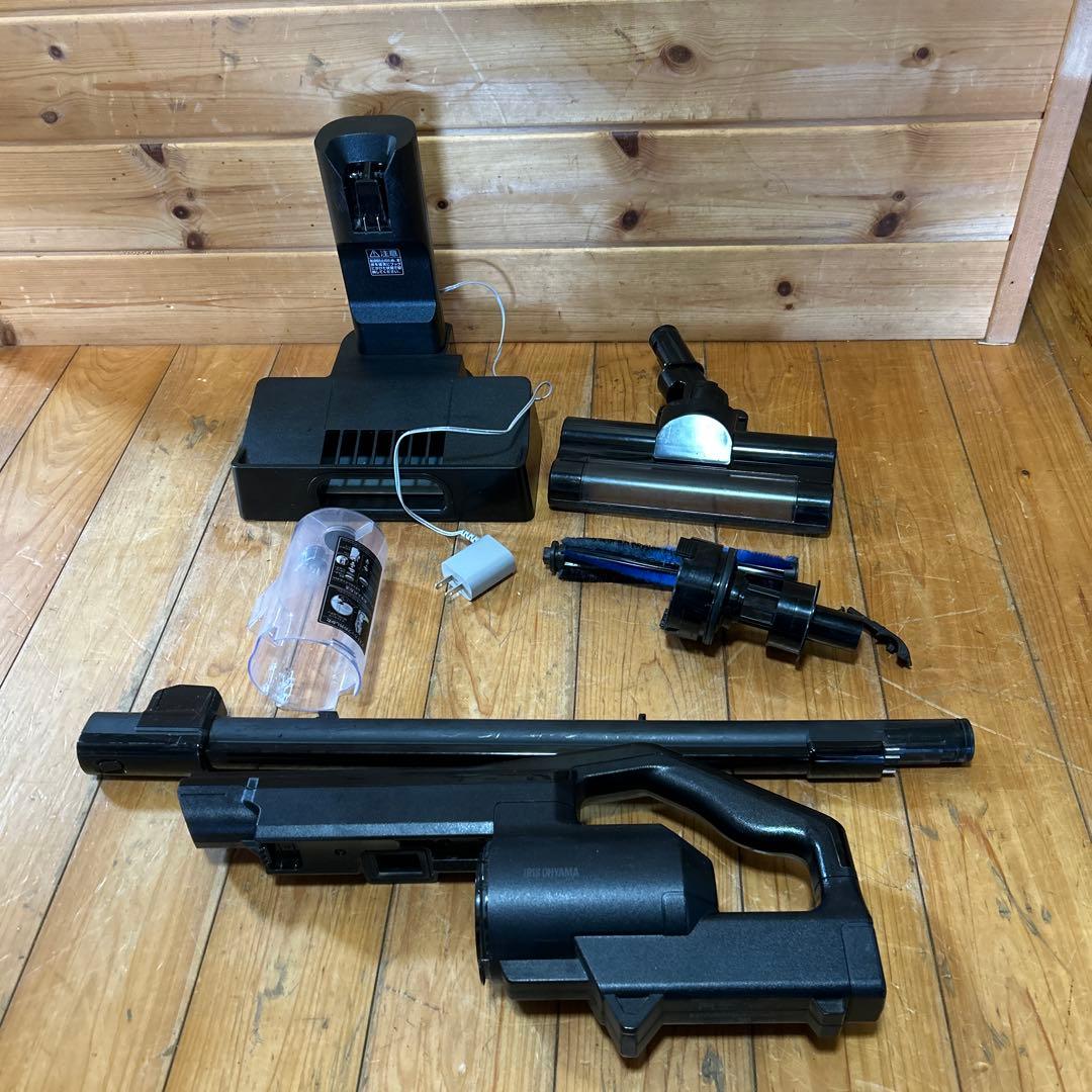 アイリスオーヤマ SCD-R2P-B 充電式サイクロンスティッククリーナー 黒