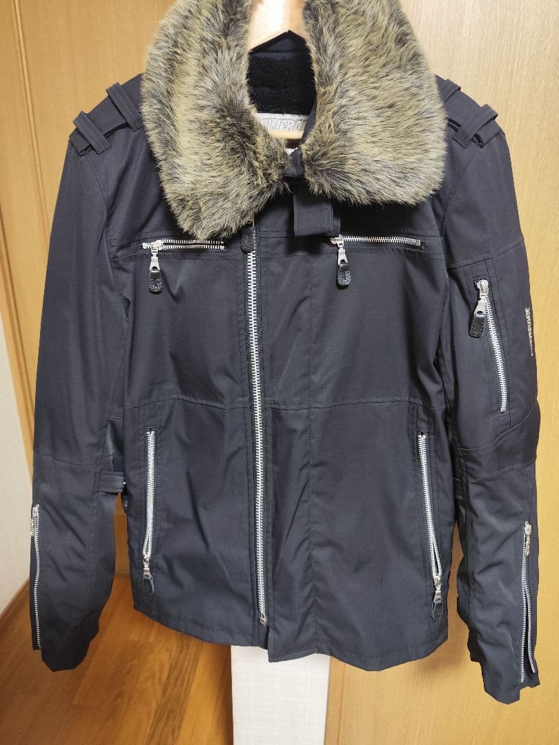 POWER AGE FURライダースジャケット Lサイズ ブラックPJ23201