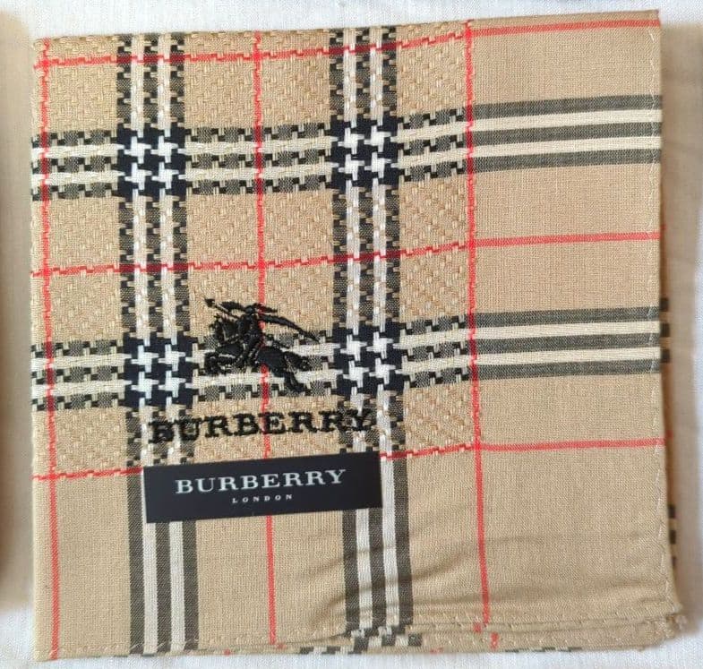 (未使用)Burberryハンカチ15枚セット