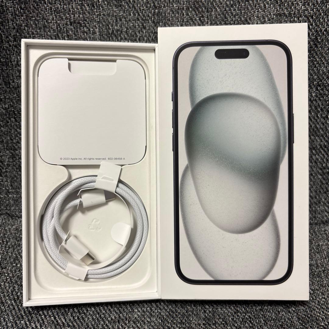 【AYAさま】Apple iPhone15 128GB SIMフリー BT90%