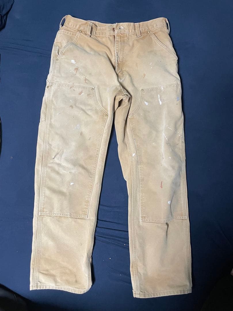 n*e様 Carhartt カーハートダブルニーB01 ペインターパンツ 34x