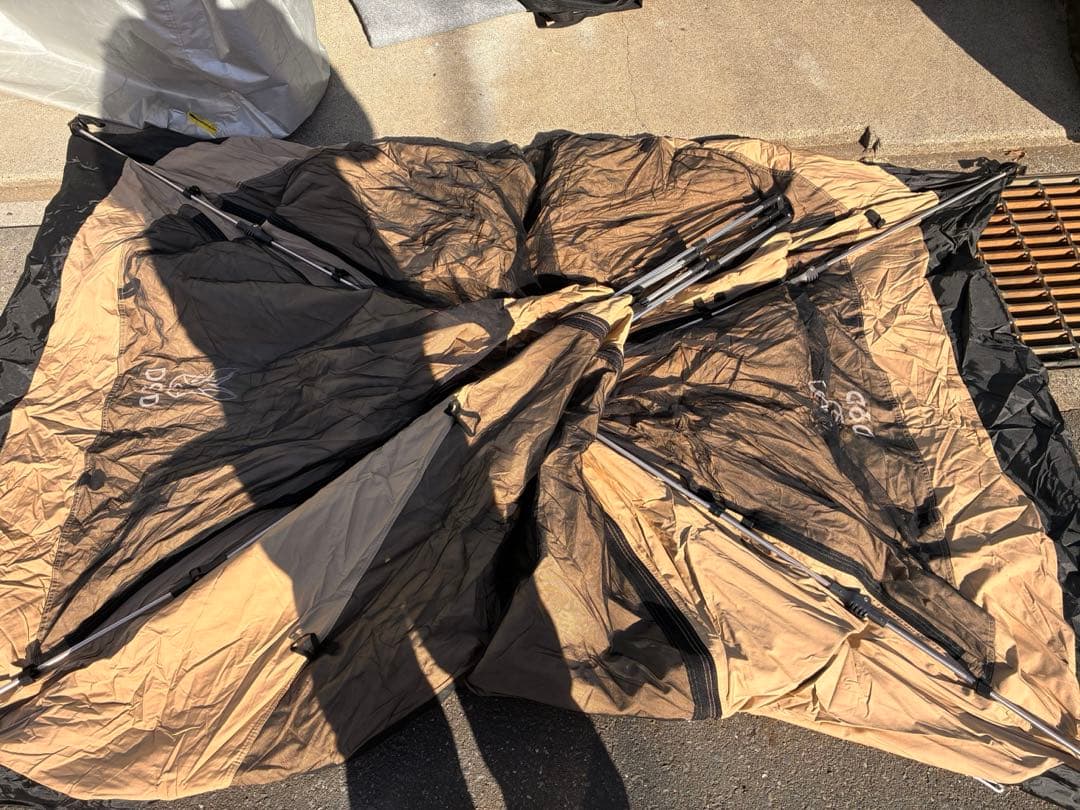 DOD ワンタッチカンガルーテントS別売りフライシートSセット