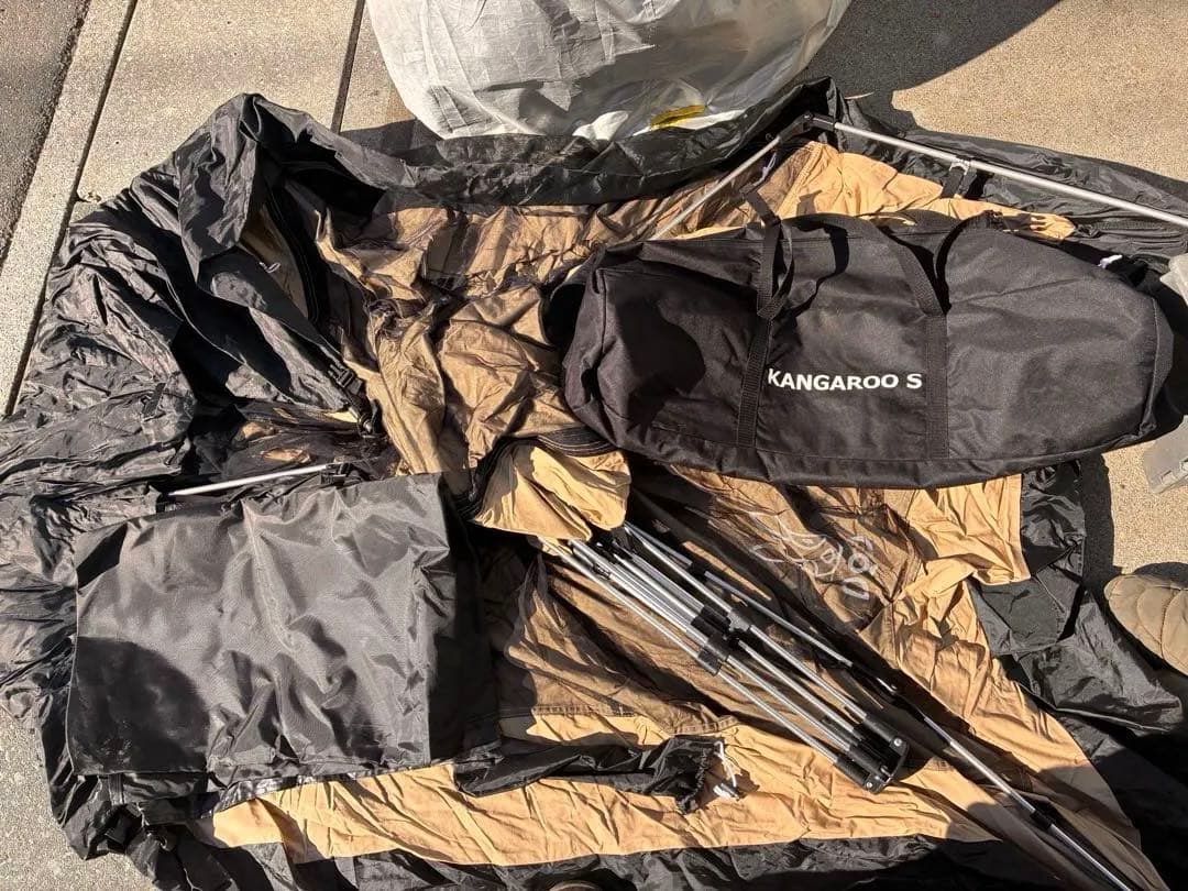 DOD ワンタッチカンガルーテントS別売りフライシートSセット