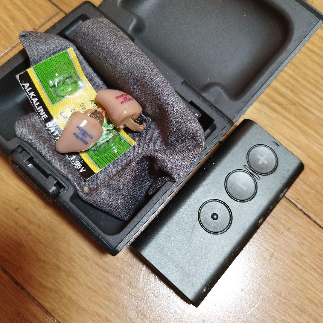 バ−ナフォン集音器　リモコン付き　マイク２つ。